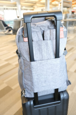 backpack pass through for suitcase 