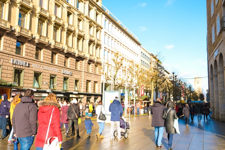 Stuttgart pedestrian zone