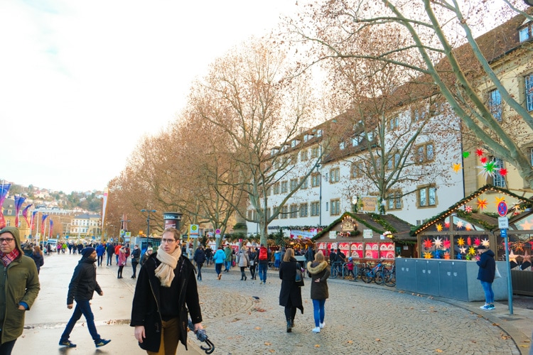 another street full of stalls and booths