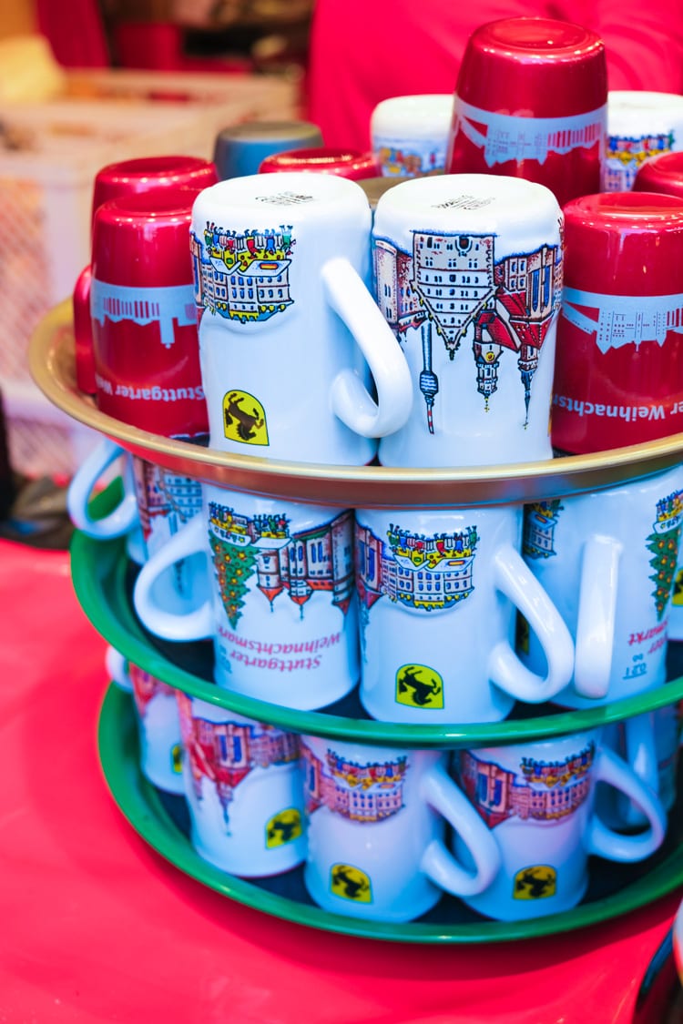 Christmas market mugs