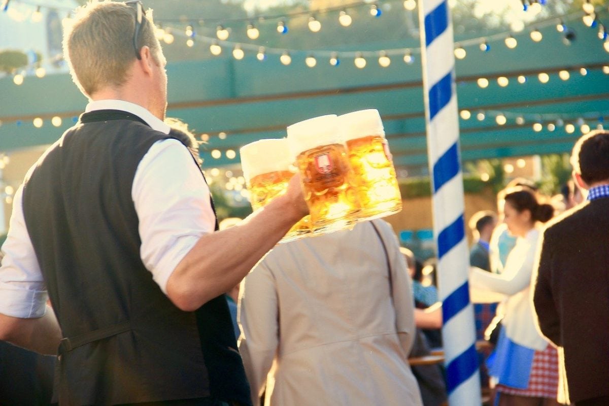 Oktoberfest beer tent