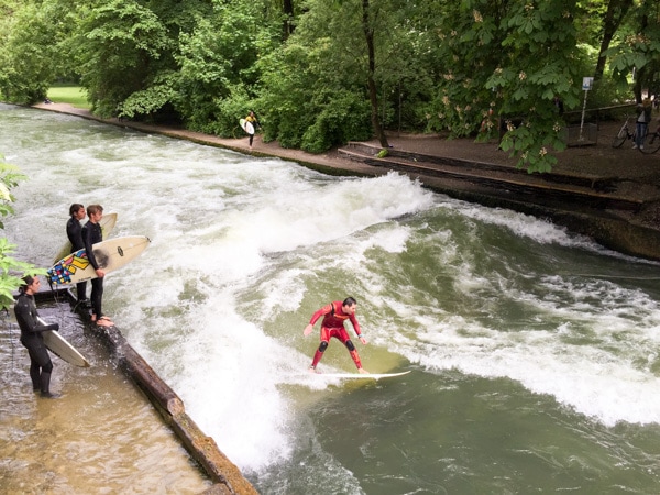 Munich surfers