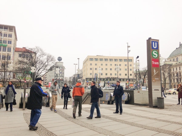 train station entrance