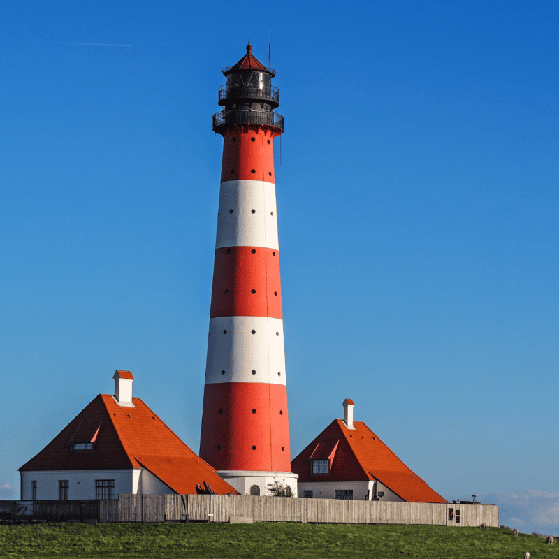 Light house on north sea
