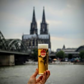 Kölsch beer in forground