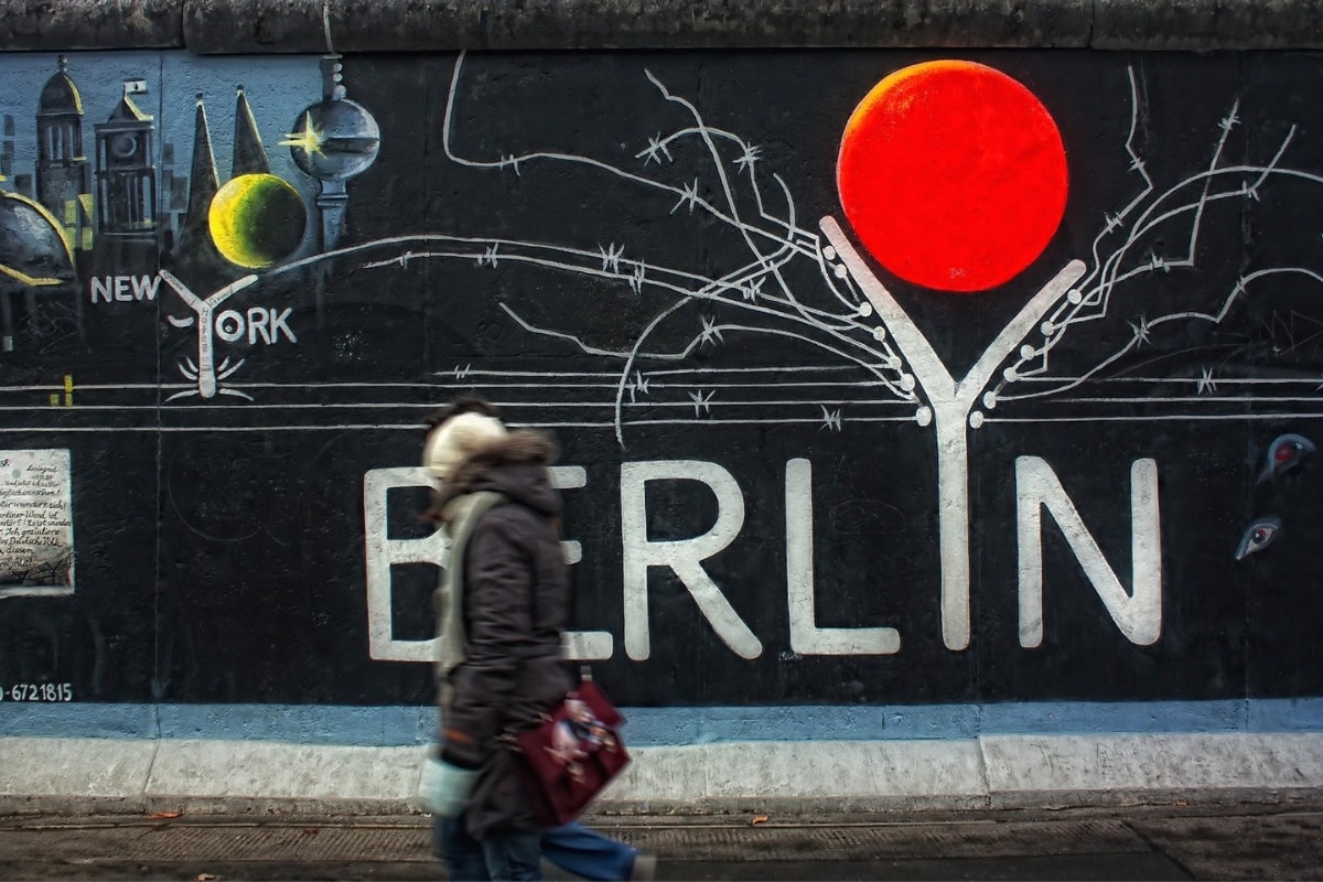 Section of Eastside Gallery wall