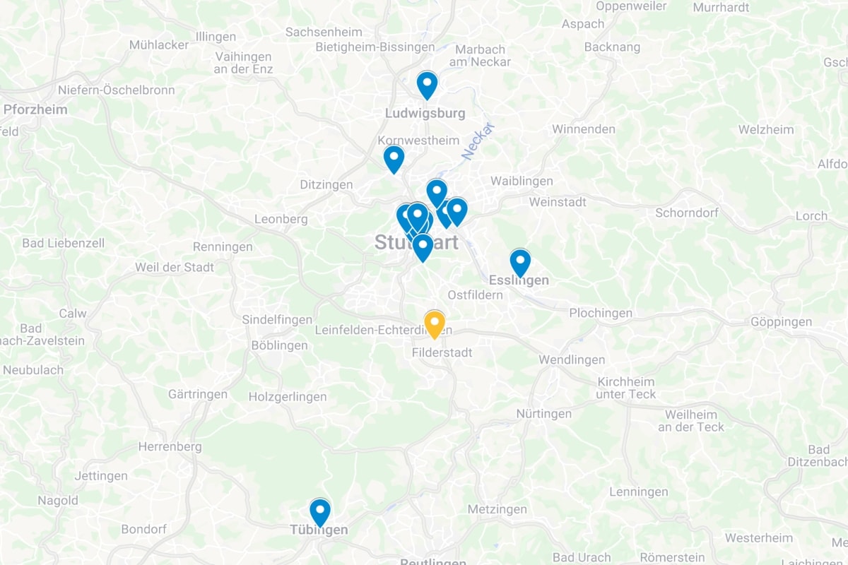 Stuttgart map