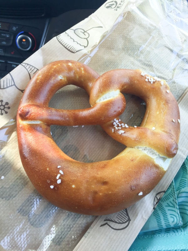 German soft pretzel