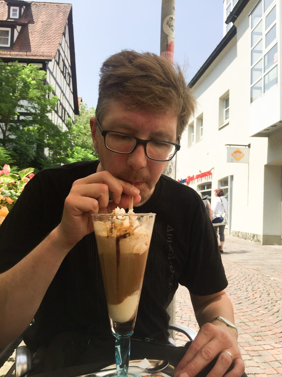 German iced coffee 