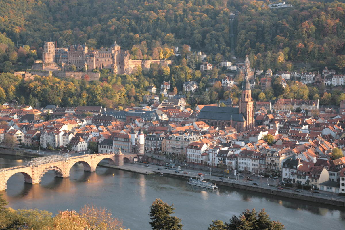 heidelberg castle and city