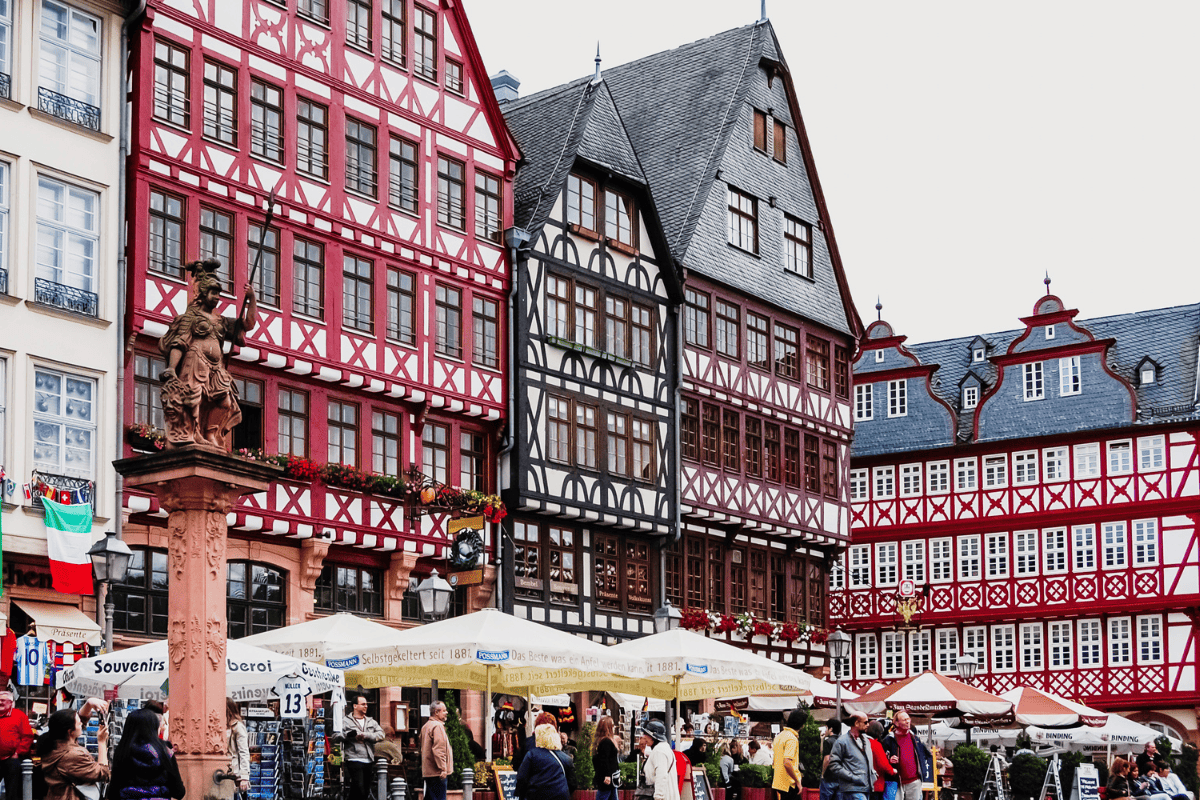 half-timber houses in Frankfurt