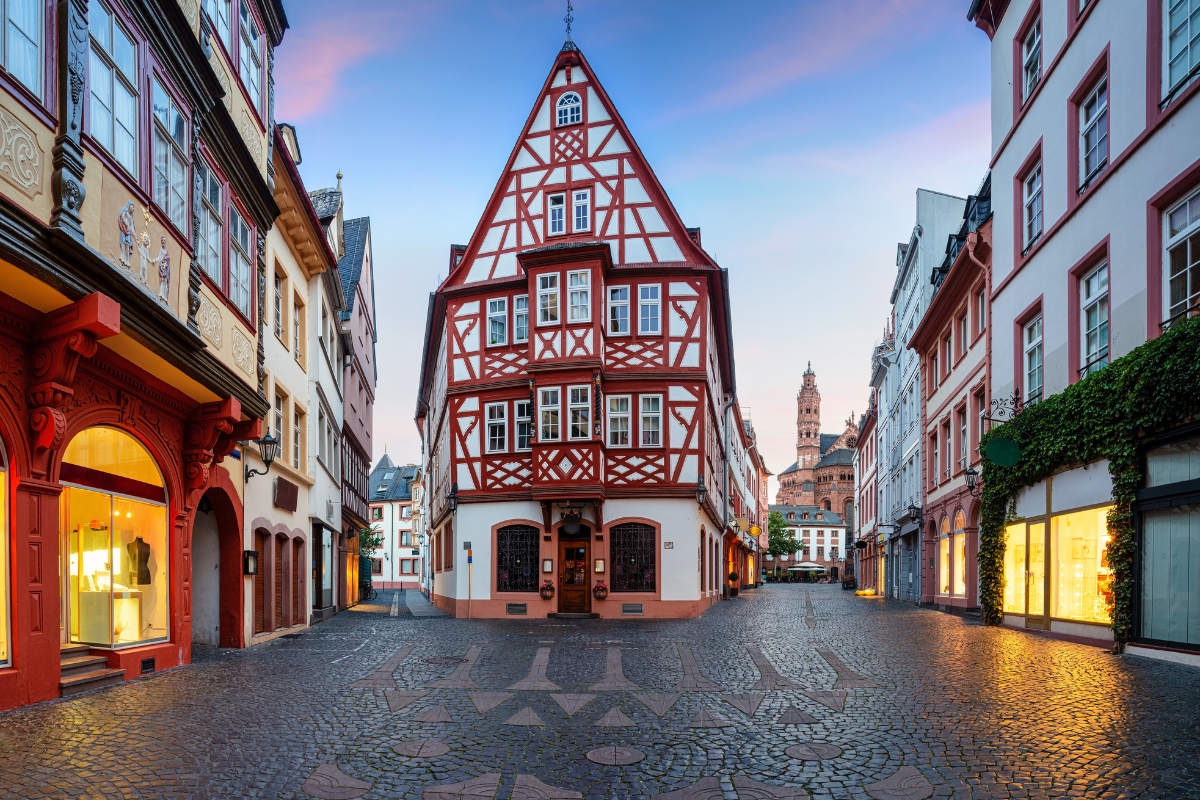 German half-timber house