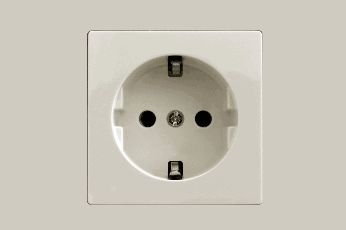 German wall outlet