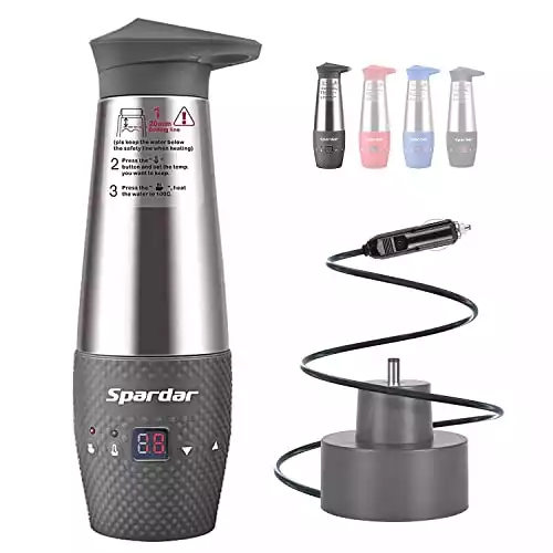 Travel Kettle Electric Small Stainless Steel - Portable Electric Kettle for  Boiling Water - Travel Tea Kettle - Portable Water Boiler - One Cup Hot  Water Maker - 350ml Travel Electric Kettle