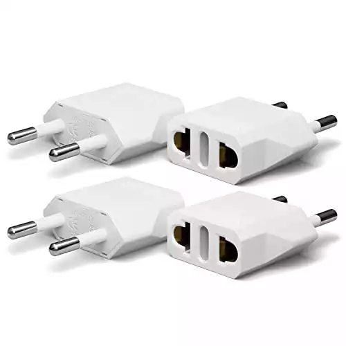 Unidapt European Plug Adapter (4 Piece)