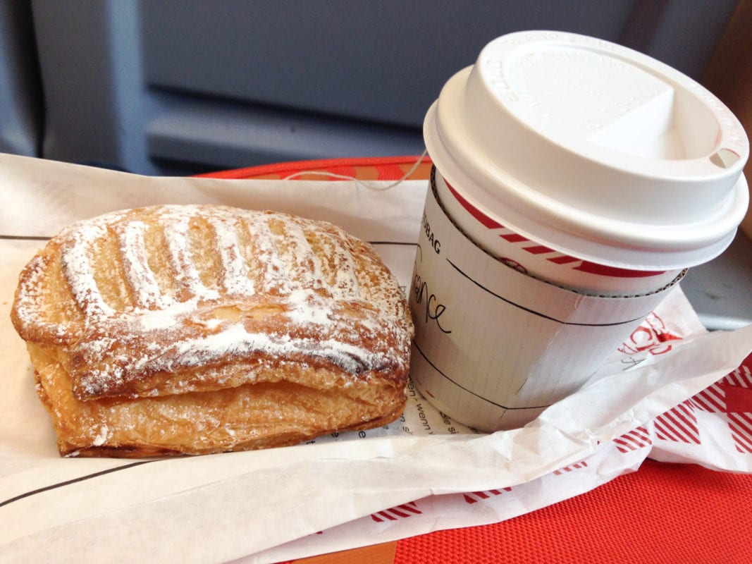 German pastry and tea 