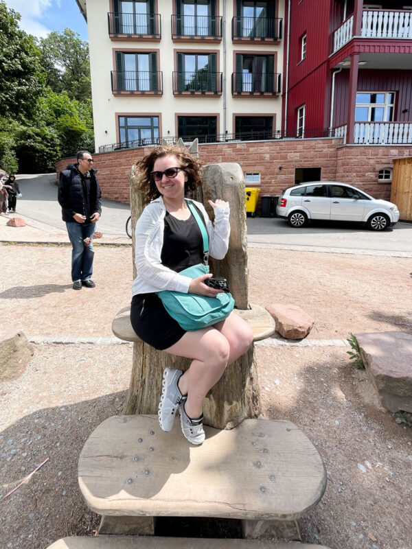 sitting in the King's Chair