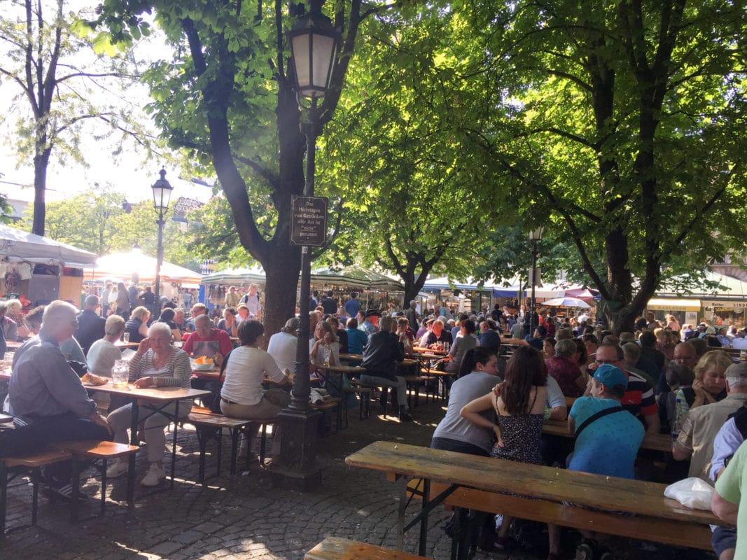 Munich beer garden 