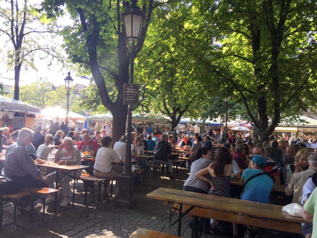 Munich beer garden