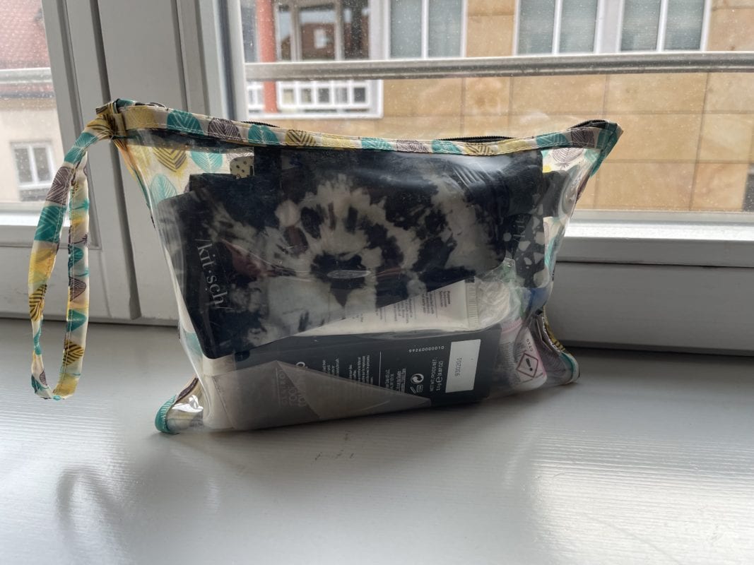 toiletries bag