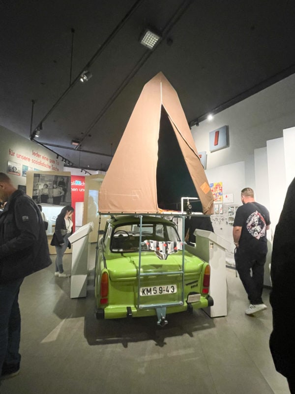 Trabi at the Everyday Life in the DDR Museum 
