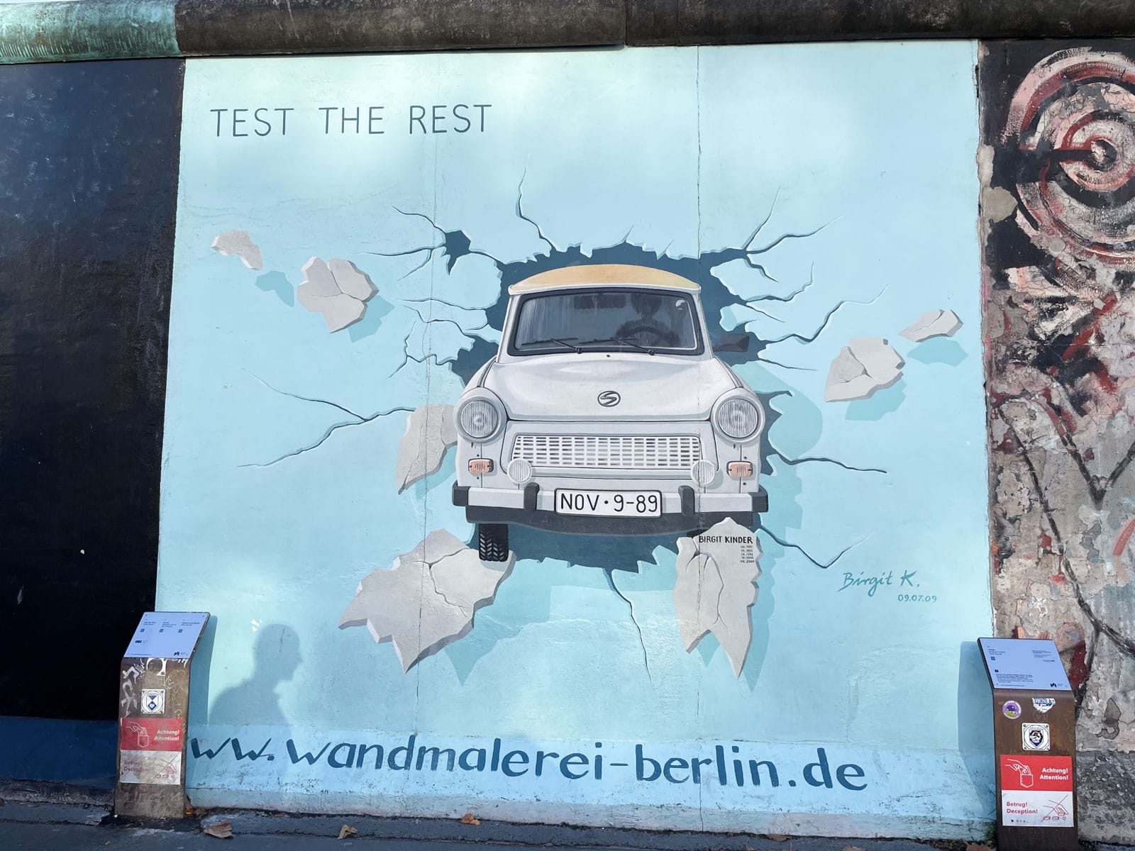Berlin wall mural 