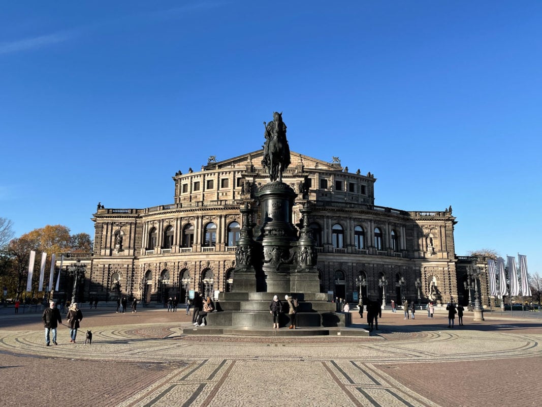 Semperoper (opera house) in Dresden