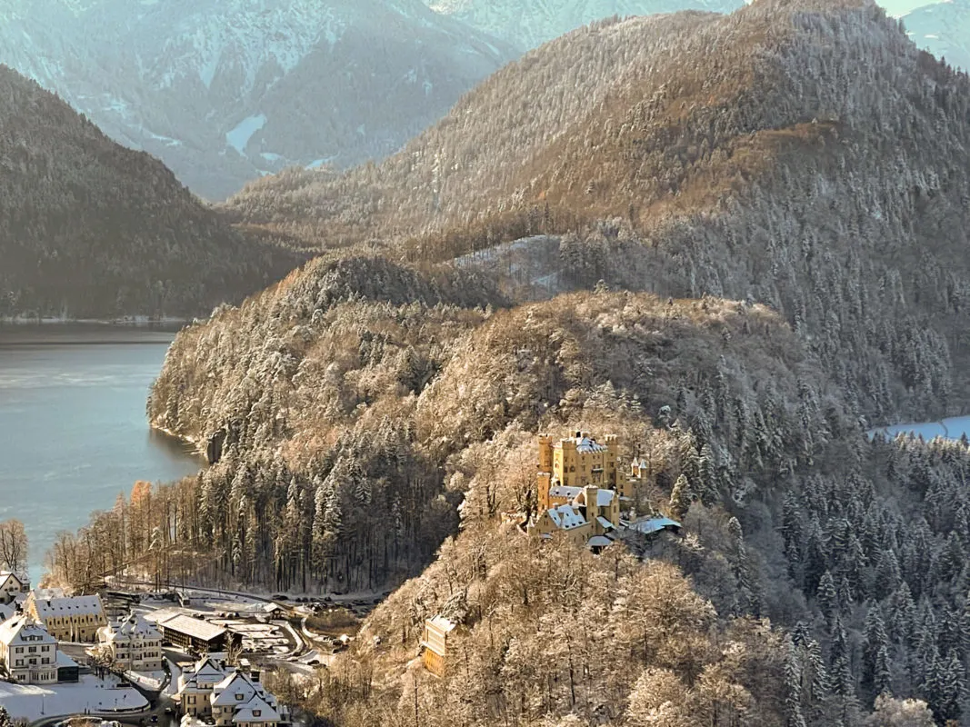 mountains near Hohenschwangau