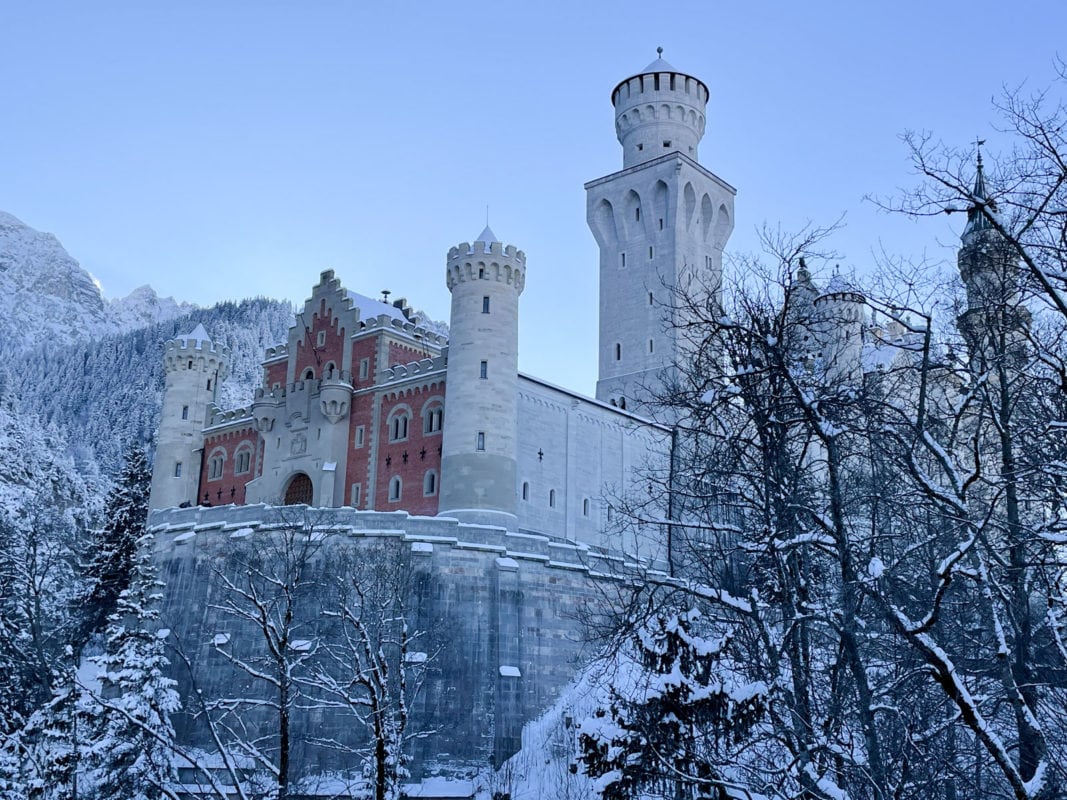 Neuschwanstein in winter 