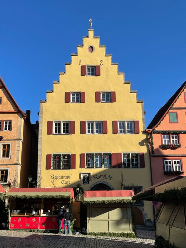 Rothenburg ob der Tauber downtown