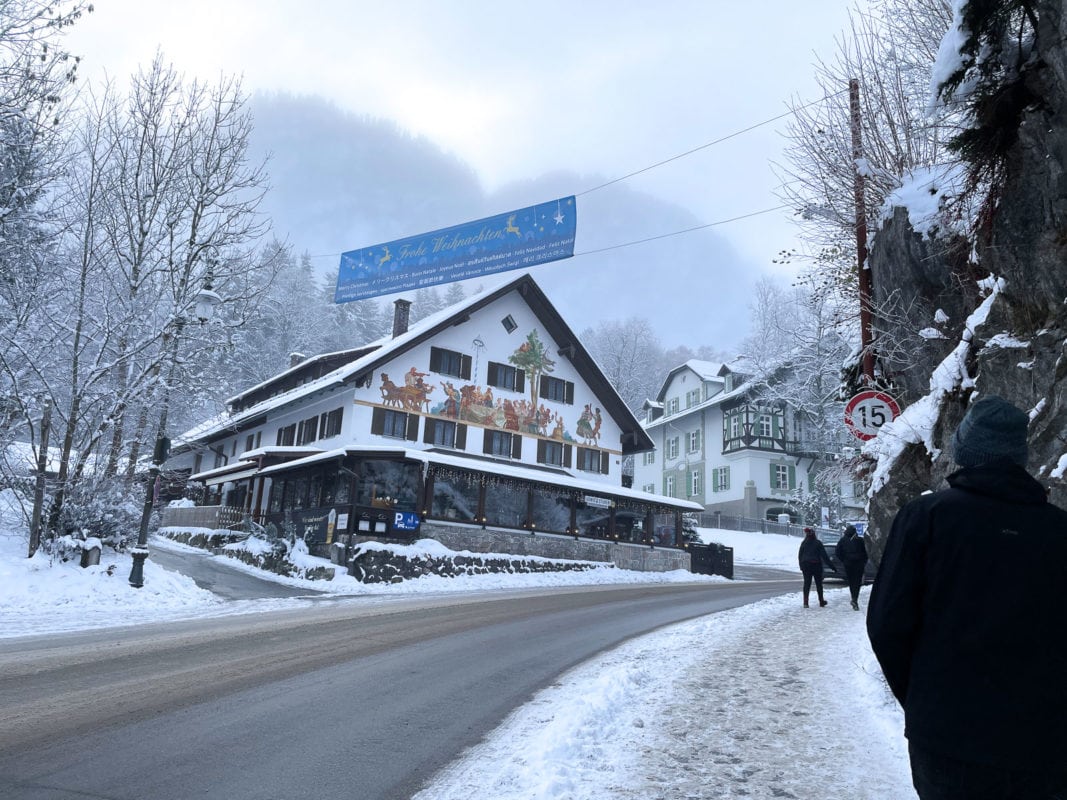 Winter snow in Bavaria 