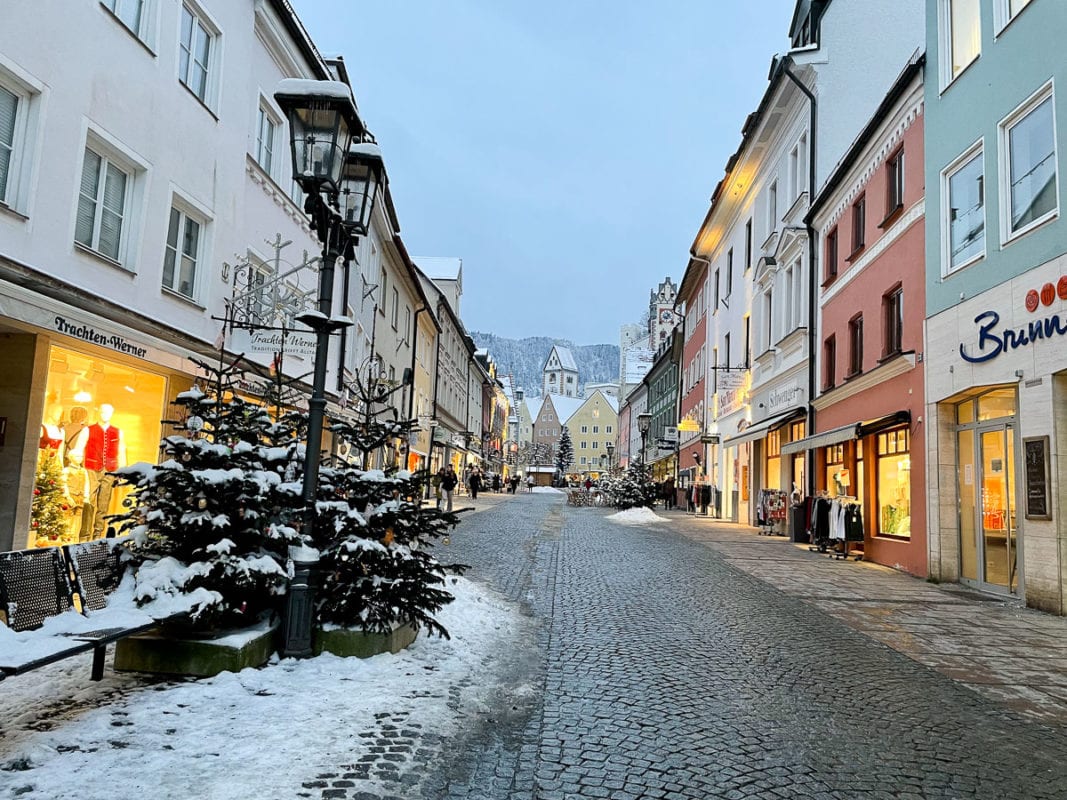 Füssen pedestrian zone