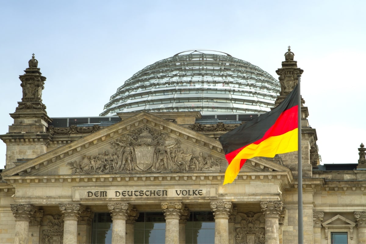 Front of Reichstag Building