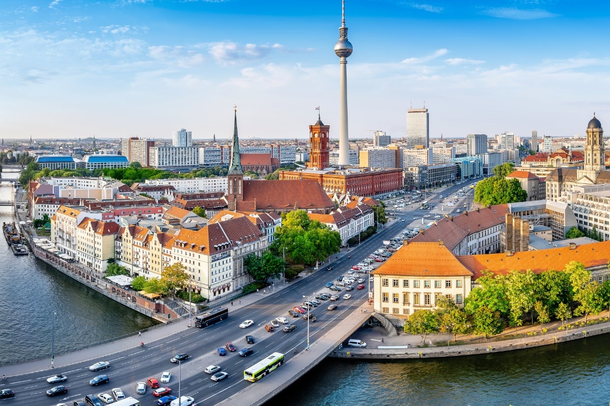 Berlin city skyline