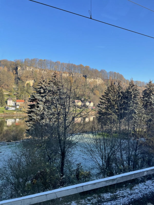 view from the train