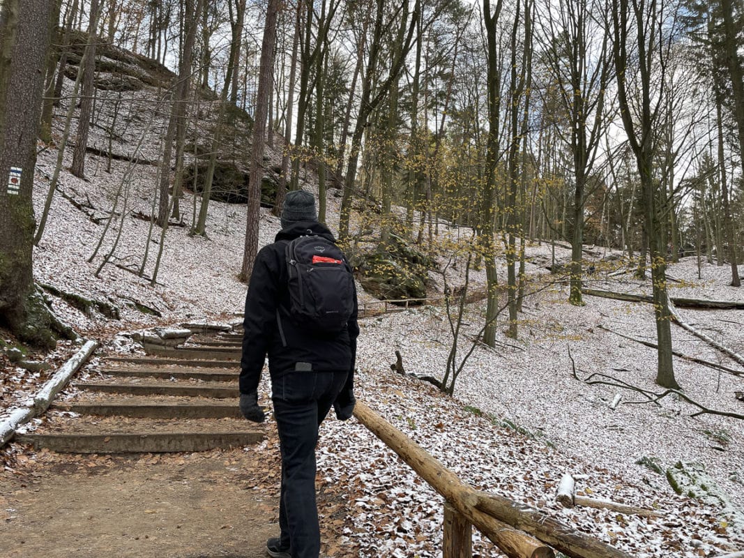 hiking in Saxon Switzerland 