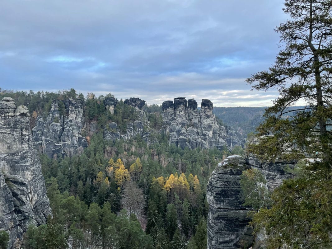 Bastei rocks in Saxon Switzerland