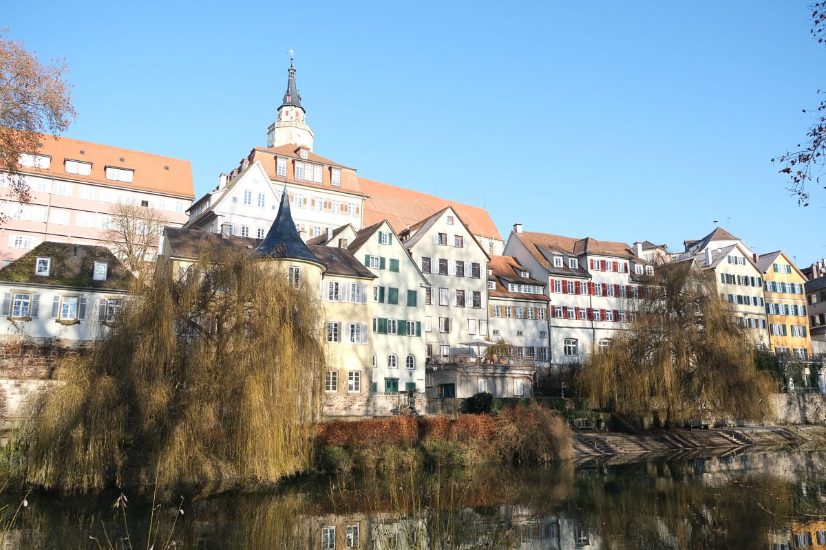 Tübingen river's edge