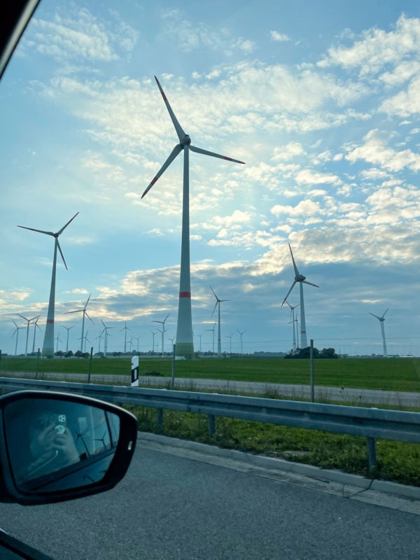 wind turbines