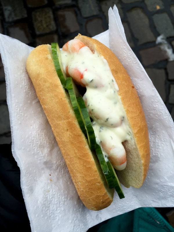 shrimp sandwich
