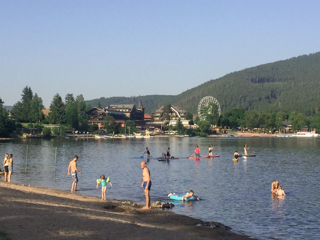 Swimming in Lake Titisee