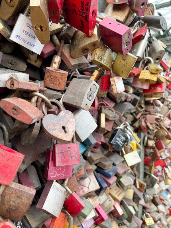 Hohenzollern bridge love locks