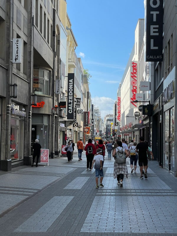 shopping in Cologne