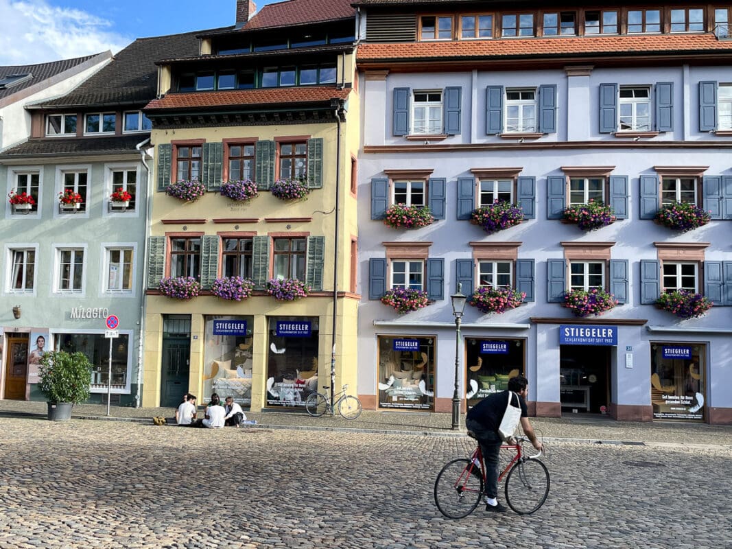 Cobblestoned Altstadt Freiburg