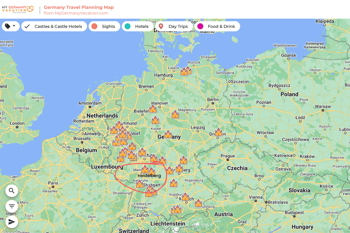 Heidelberg map