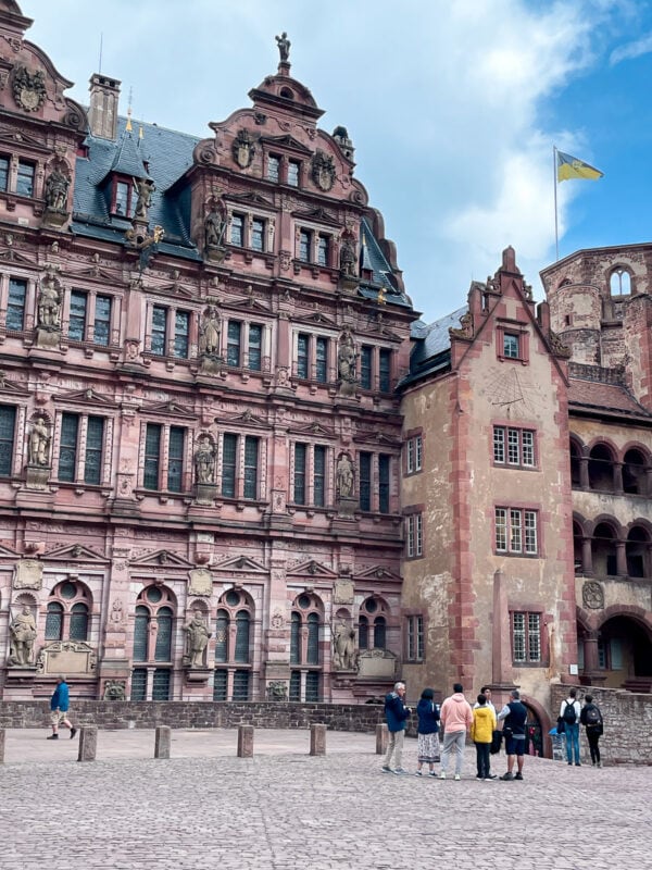 Heidelberg castle courtyard