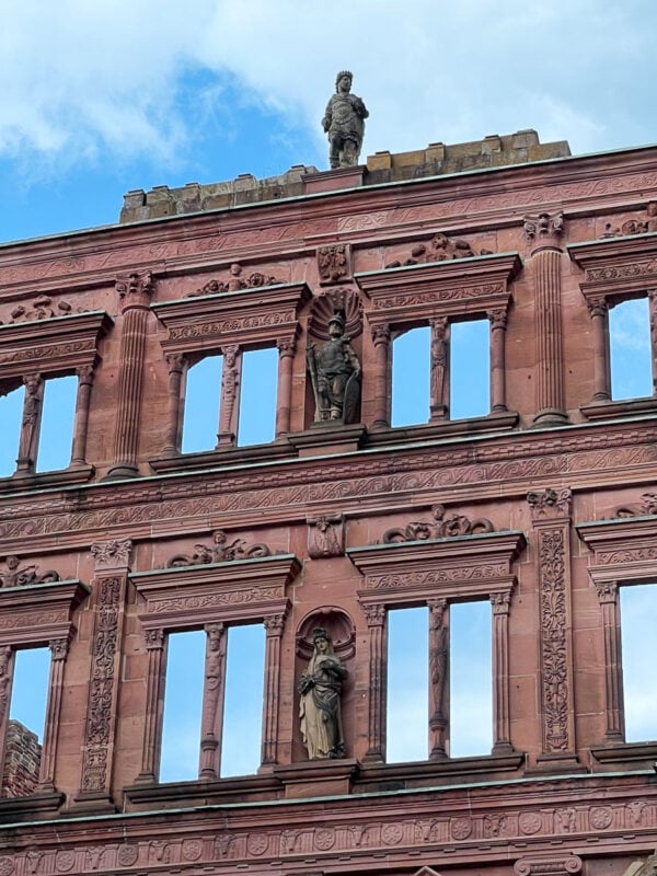 Heidelberg castle old wall 