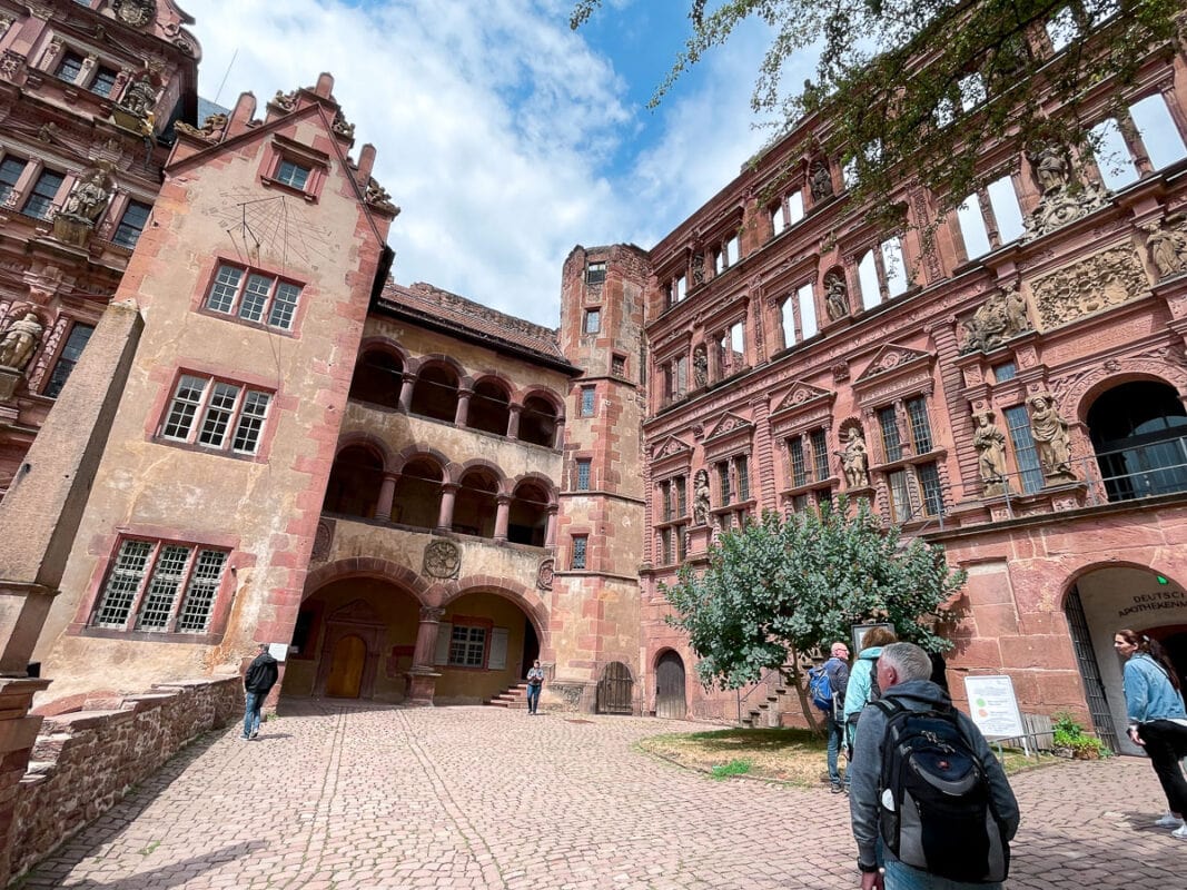 Inside Heidelberg castle 
