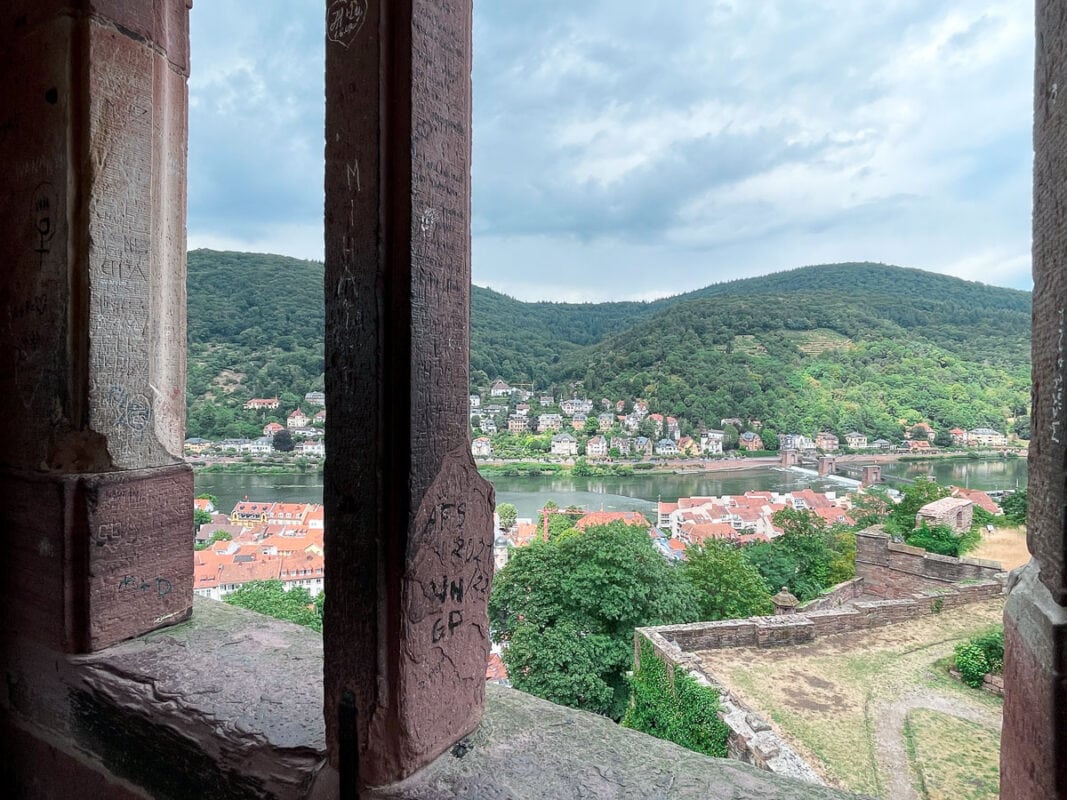 view from the castle