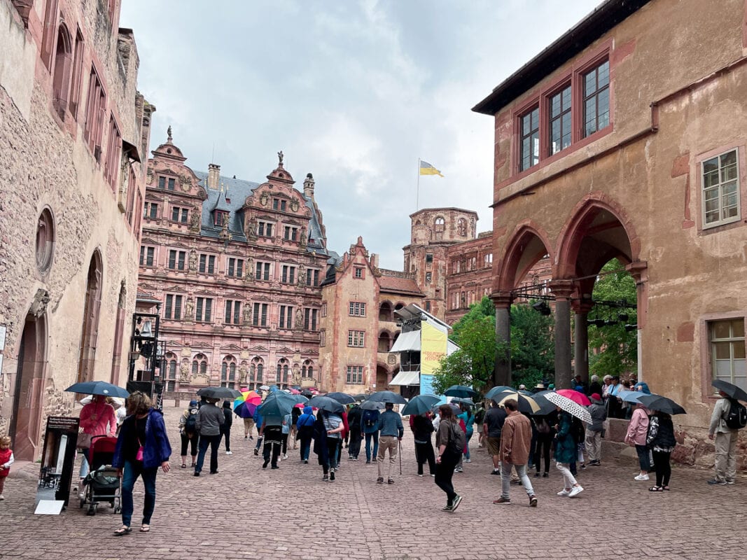 inside Heidelberg castle